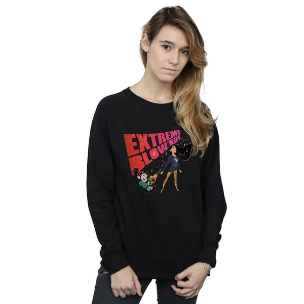 Disney Womens/Ladies Wreck It Ralph Pocahontas And Vanellope Sweatshirt