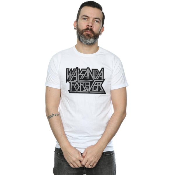 Marvel Miesten Wakanda Forever Logo T-paita