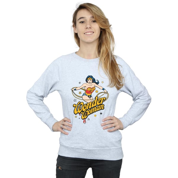 DC Comics Womens/Ladies Wonder Woman Stars Sweatshirt