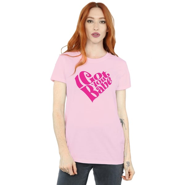Sonny & Cher Womens/Ladies I Got You Babe Cotton Boyfriend T-Shirt