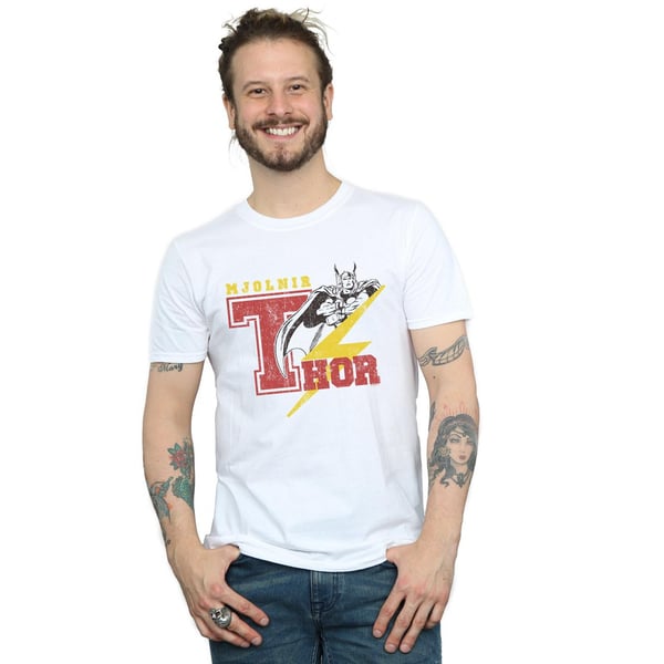 Marvel Mens Thor Mjolnir T-Shirt