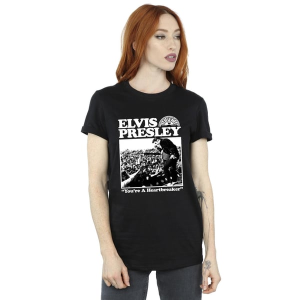 Elvis Womens/Ladies A Heartbreaker Cotton Boyfriend T-Shirt