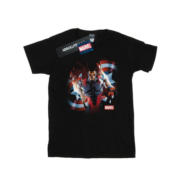 Marvel Miesten Kapteeni Amerikka Sam Wilson Kilpi Läpimurto T-paita