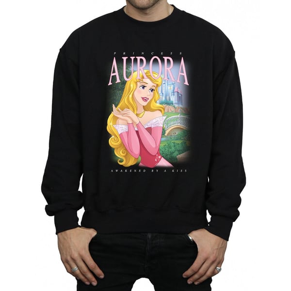 Disney Miesten Prinsessa Ruusunen Aurora Montage -collegepaita