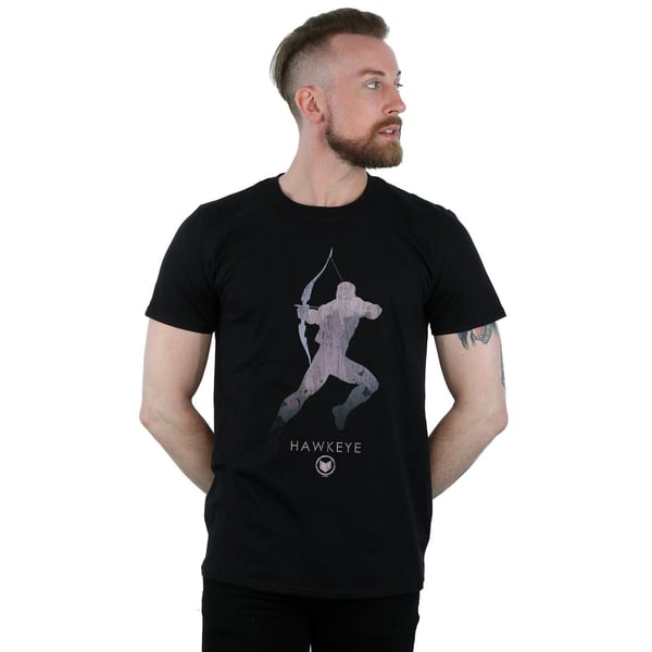 Marvel Mens Hawkeye Silhouette T-Shirt