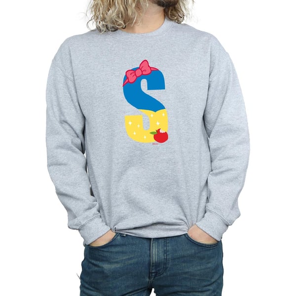 Disney Mens Alphabet S Is For Snow White Sweatshirt