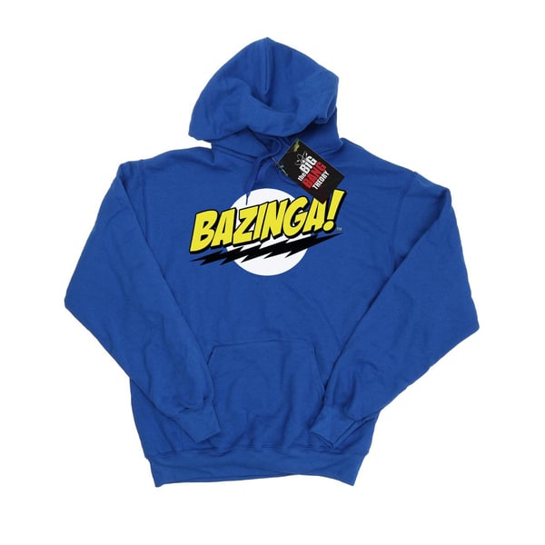 The Big Bang Theory Mens Sheldon Bazinga Hoodie