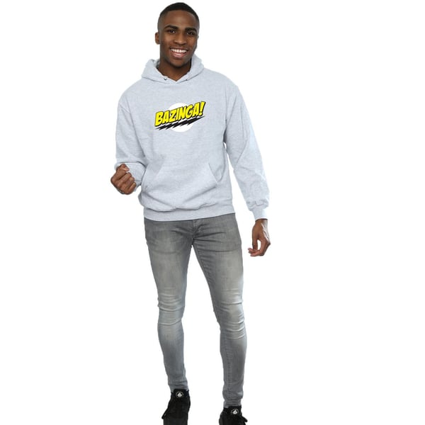 The Big Bang Theory Mens Sheldon Bazinga Hoodie