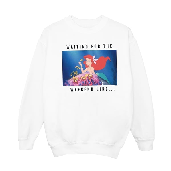 Disney Princess Mens Ariel Waiting For The Weekend Sweatshirt