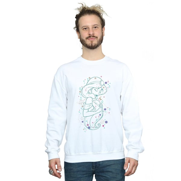 Disney Mens Aladdin Princess Jasmine Written In The Stars Sweatshirt