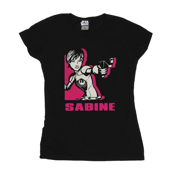 Star Wars Womens/Ladies Rebels Sabine Cotton T-Shirt