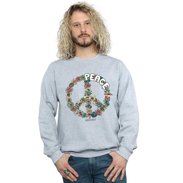 Woodstock Mens Floral Peace Sweatshirt