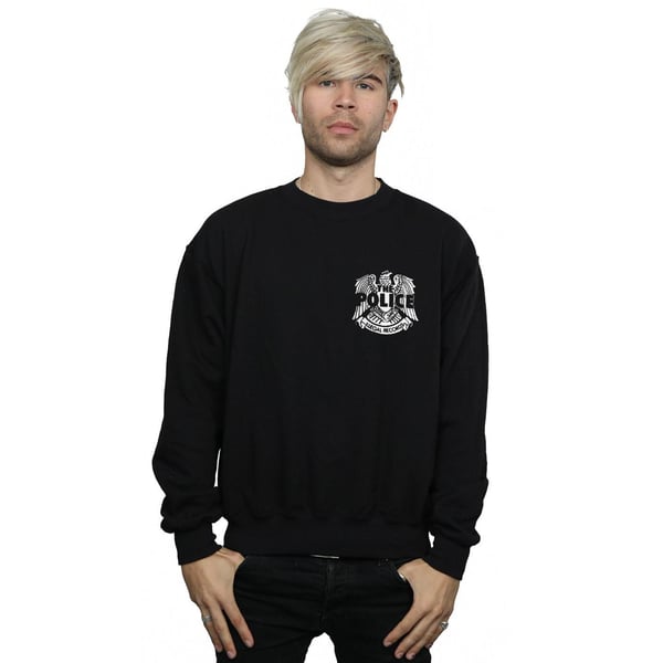 The Police Mens Illegal Records Eagle Chest Sweatshirt