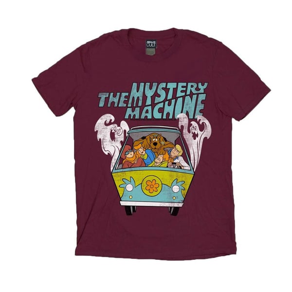 Scooby Doo naisten/naisten Mystery Machine puuvillainen Boyfriend T-paita