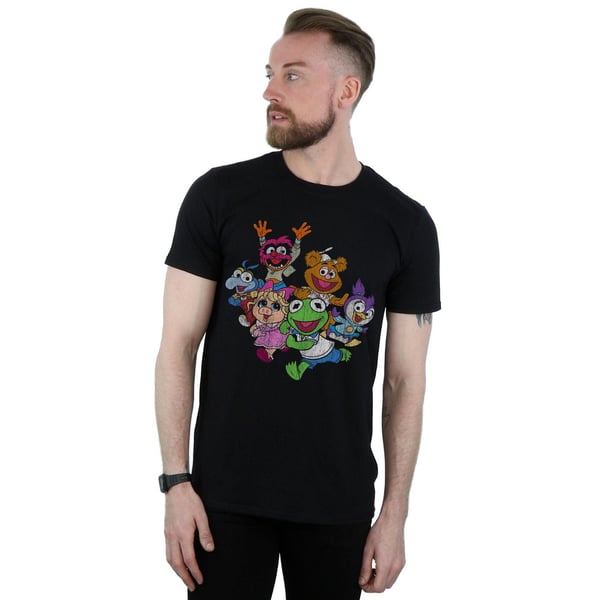 Disney Miesten Muppetit Muppet Babies Väri Ryhmä T-paita
