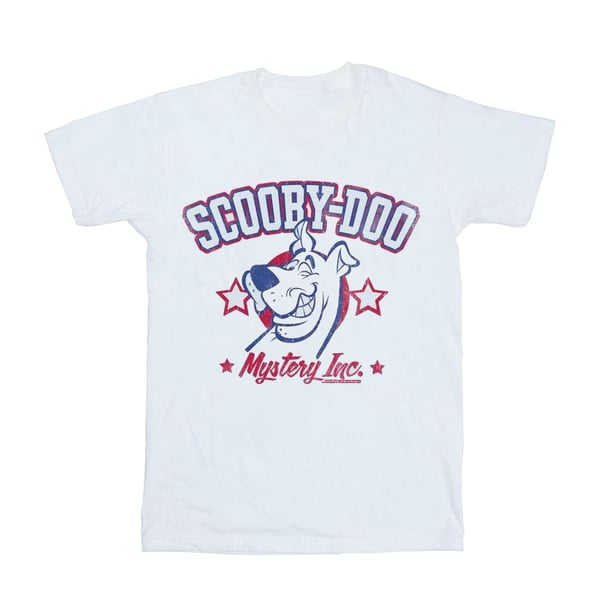 Scooby Doo Womens/Ladies Collegiate Mystery Inc Cotton Boyfriend T-Shirt