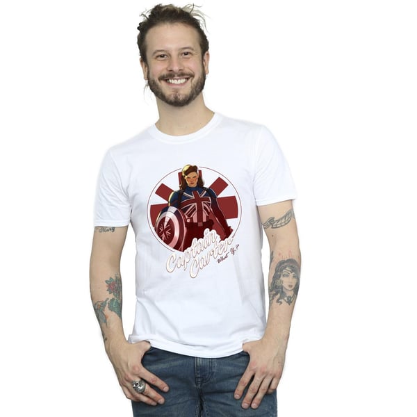 Marvel Mens What If Captain Carter T-Shirt