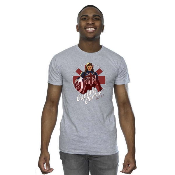 Marvel Mens What If Captain Carter T-Shirt