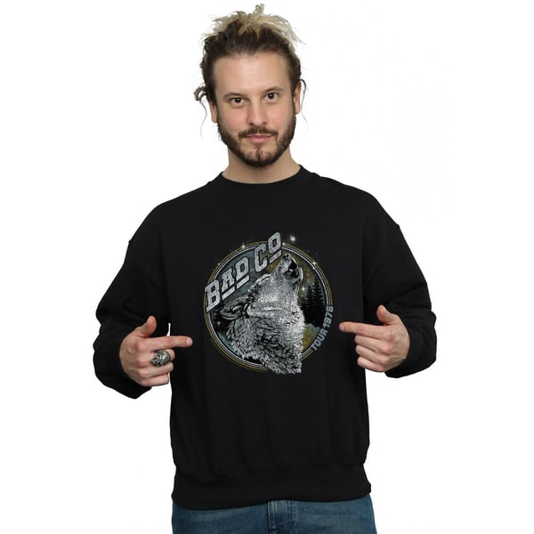 Bad Company Mens Wolf Tour 1976 Sweatshirt