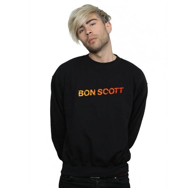 Bon Scott Mens Shattered Logo Sweatshirt