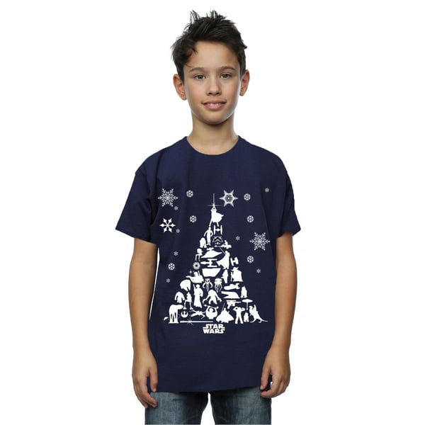 Star Wars Boys Christmas Tree T-Shirt