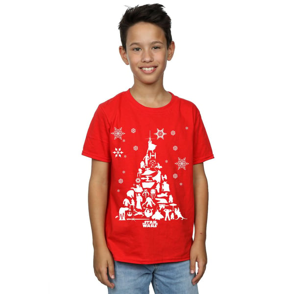 Star Wars Boys Christmas Tree T-Shirt