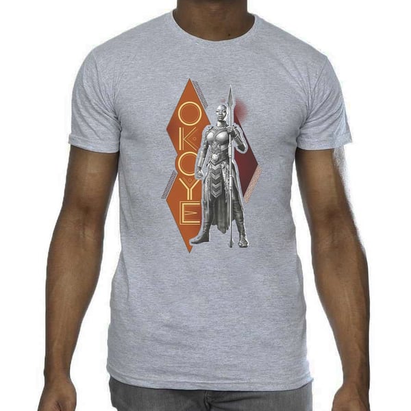 Marvel Mens Wakanda Forever Okoye Stance T-Shirt