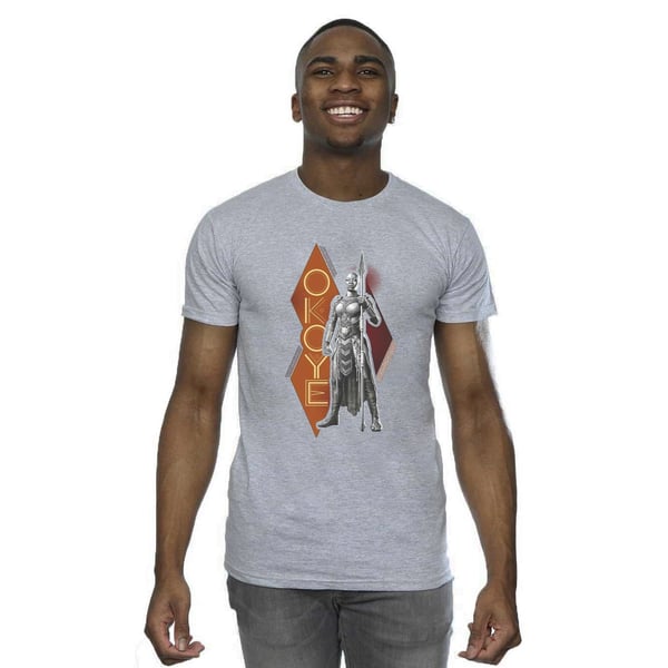 Marvel Mens Wakanda Forever Okoye Stance T-Shirt