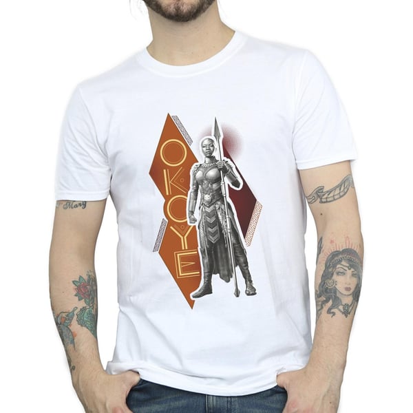 Marvel Mens Wakanda Forever Okoye Stance T-Shirt