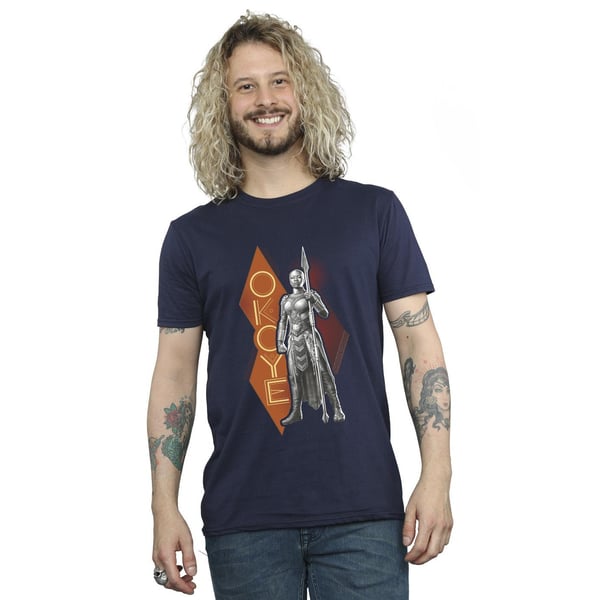 Marvel Mens Wakanda Forever Okoye Stance T-Shirt