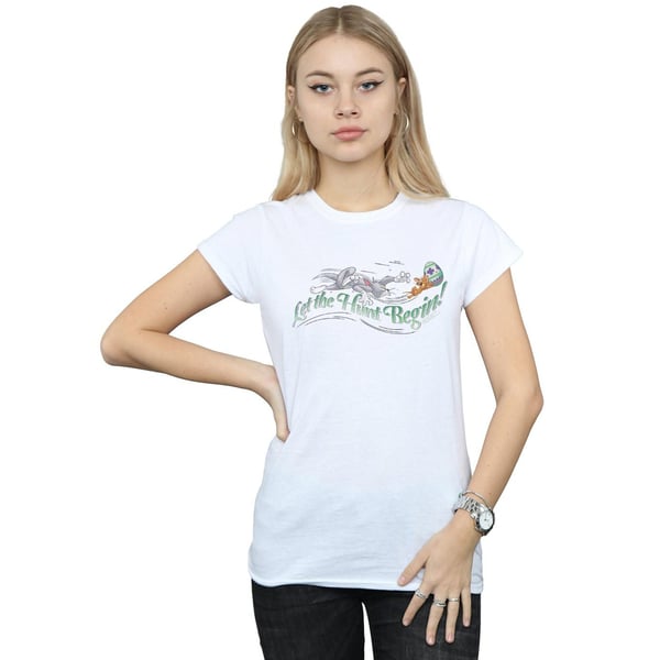 Tom And Jerry Womens/Ladies Let The Hunt Begin Cotton T-Shirt