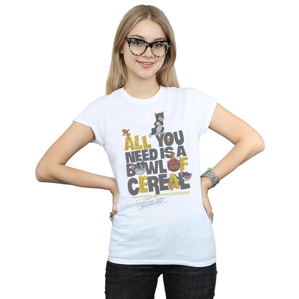 Tom And Jerry Womens/Ladies All You Need Is Cotton T-Shirt