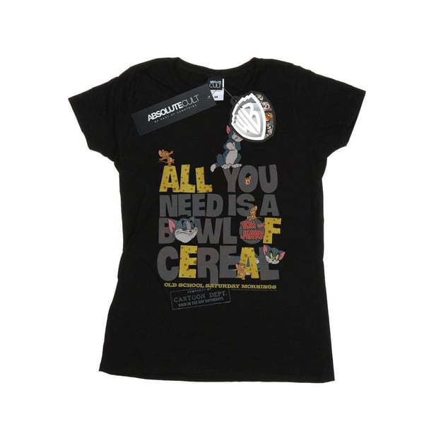 Tom And Jerry Womens/Ladies All You Need Is Cotton T-Shirt
