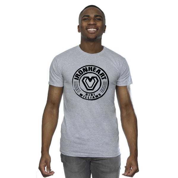 Marvel Mens Wakanda Forever Ironheart Riri Williams T-Shirt