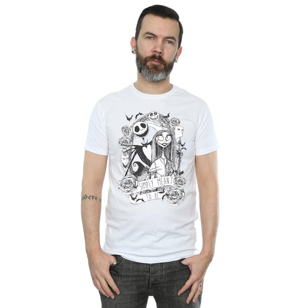 Disney Mens Nightmare Before Christmas Simply Meant To Be T-Shirt