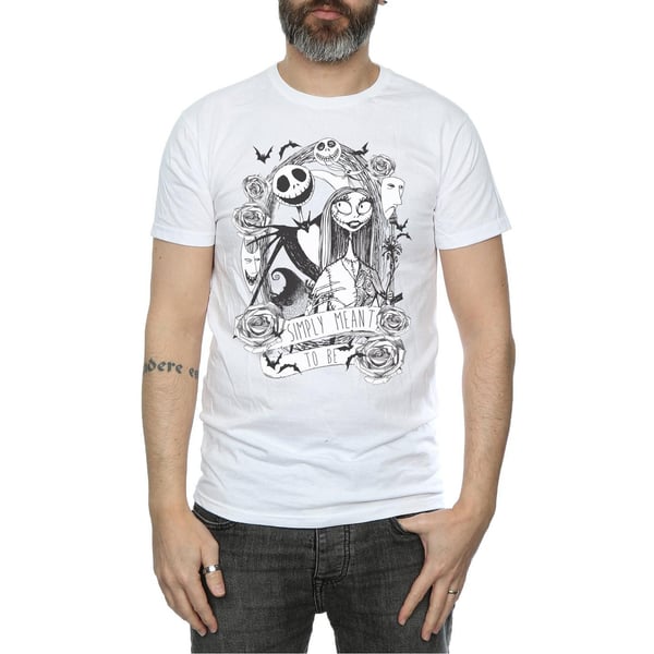 Disney Mens Nightmare Before Christmas Simply Meant To Be T-Shirt