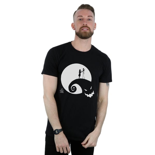 Disney Mens Nightmare Before Christmas Moon Oogie Boogie T-Shirt