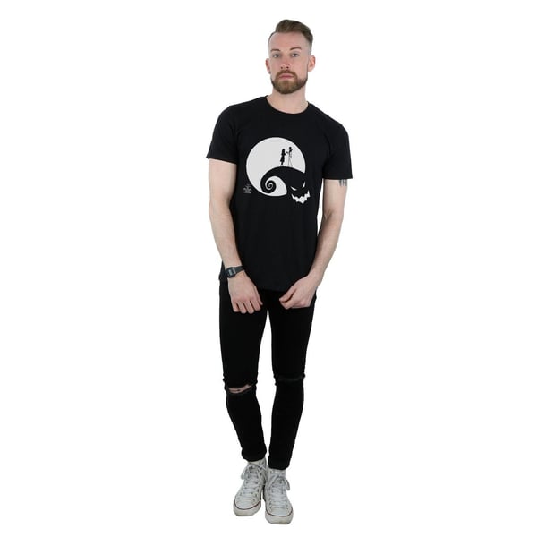 Disney Mens Nightmare Before Christmas Moon Oogie Boogie T-Shirt