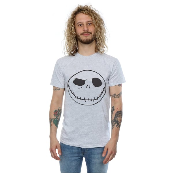 Disney Mens Nightmare Before Christmas Jack´s Big Face T-Shirt
