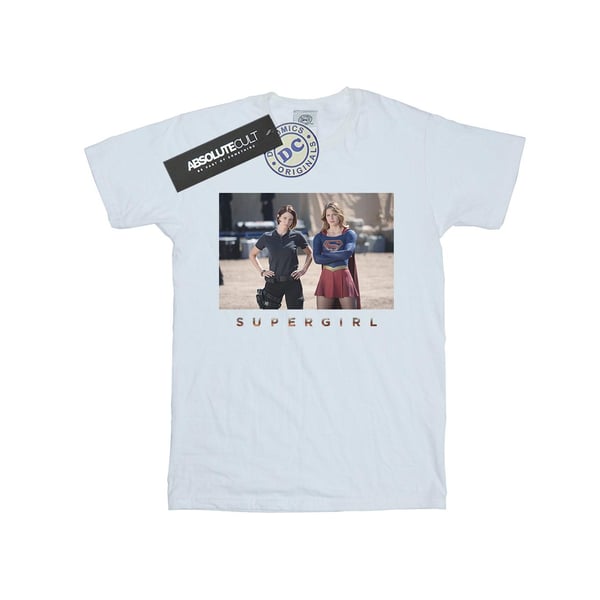 DC Comics Naisten Supergirl TV-sarjan Sisters Photograph puuvillainen Boyfriend T-paita