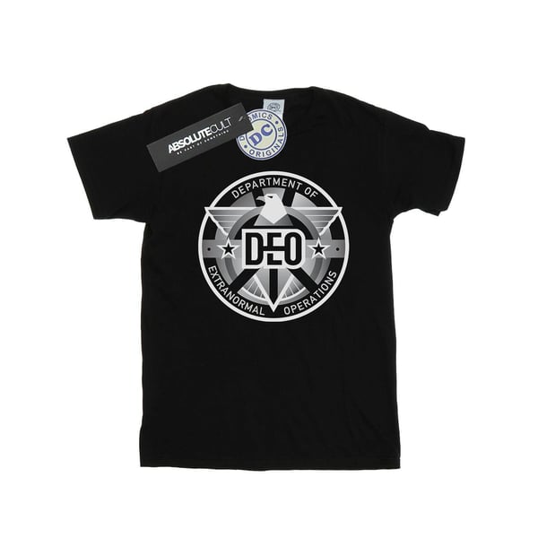 DC Comics Womens/Ladies Supergirl TV Series Deo Crest Cotton Boyfriend T-Shirt