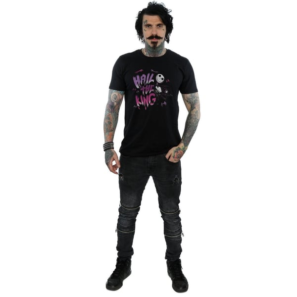 Disney Mens Nightmare Before Christmas Hail The King T-Shirt