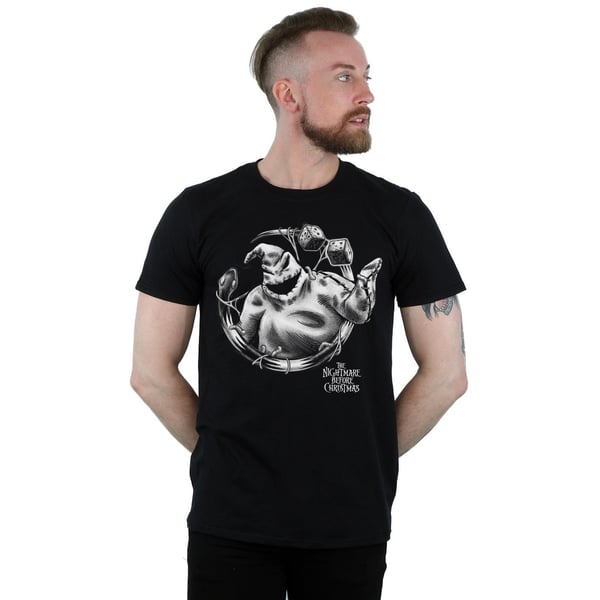 Disney Mens Nightmare Before Christmas Ooogie Boogie Mono T-Shirt