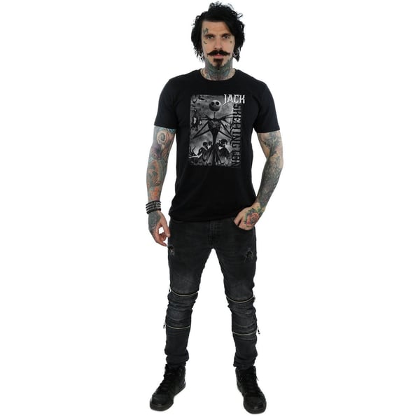 Disney Mens Nightmare Before Christmas Skellington T-Shirt