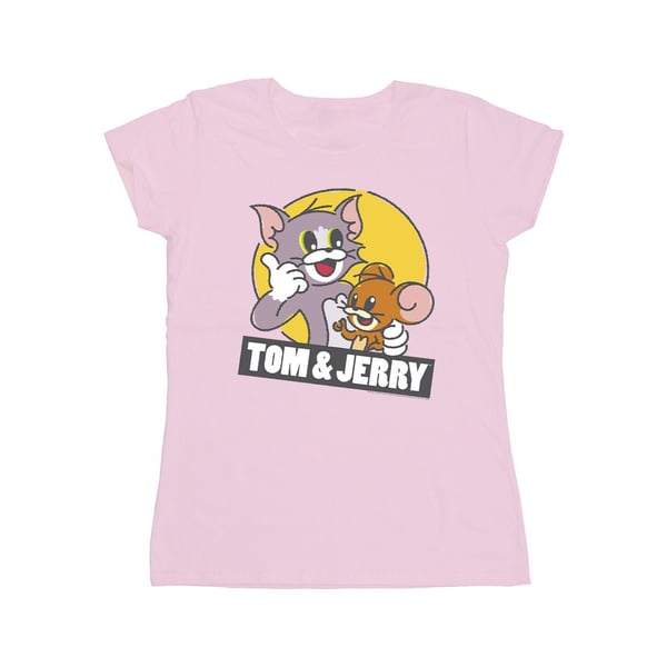 Tom And Jerry Womens/Ladies Sketch Logo Cotton T-Shirt