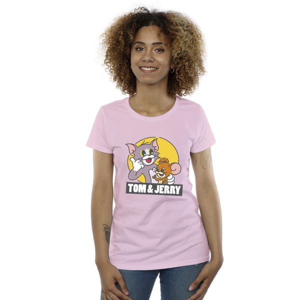 Tom And Jerry Womens/Ladies Sketch Logo Cotton T-Shirt