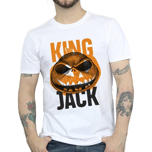 Disney Mens The Nightmare Before Christmas King Jack T-Shirt