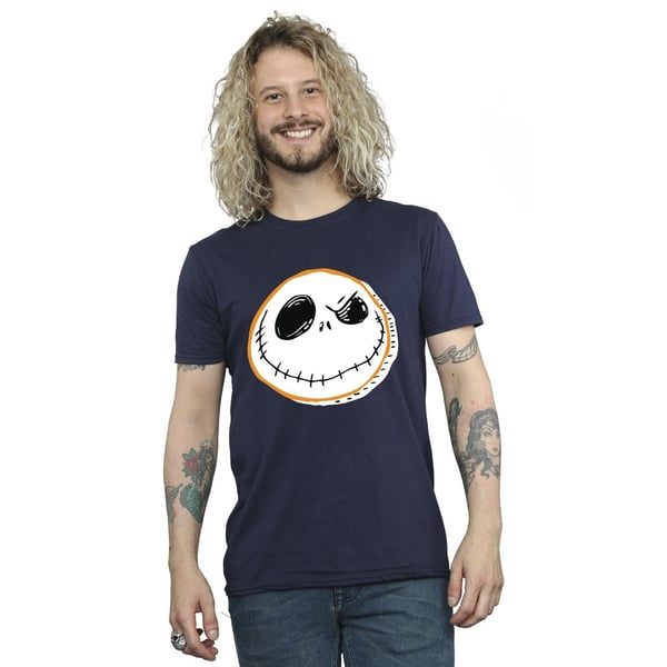 Disney Mens The Nightmare Before Christmas Jack Face T-Shirt