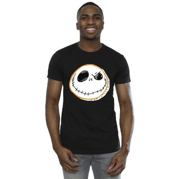 Disney Mens The Nightmare Before Christmas Jack Face T-Shirt
