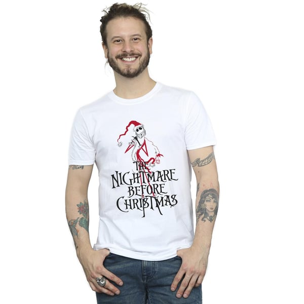 Disney Mens The Nightmare Before Christmas Santa T-Shirt